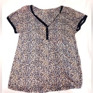 Animal Print Shirt Size Medium